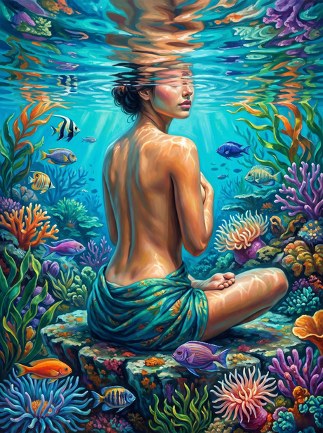 Reef Rock Reverie (150 Color Diamond Painting)