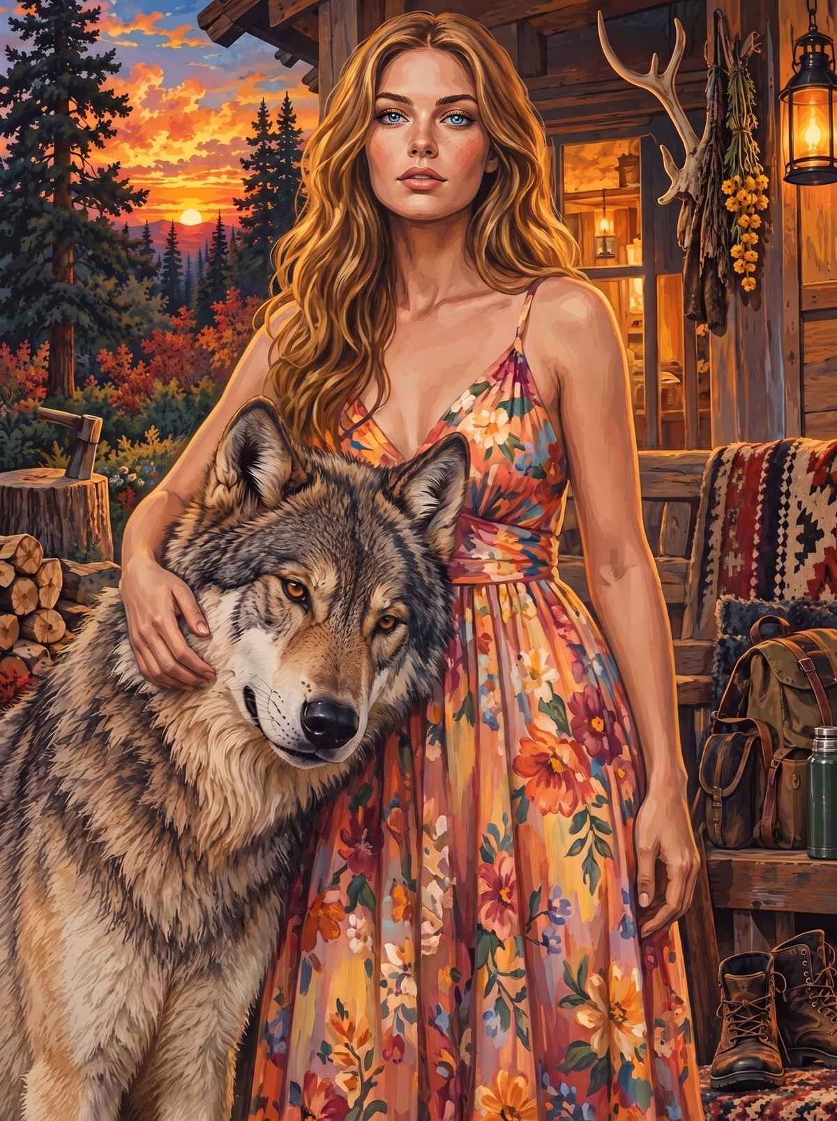 Sundress And The Grey Wolf