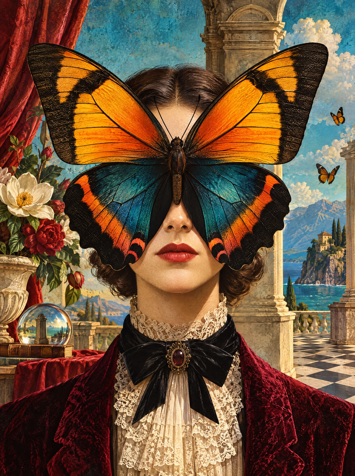 Butterfly Mask And Red Velvet