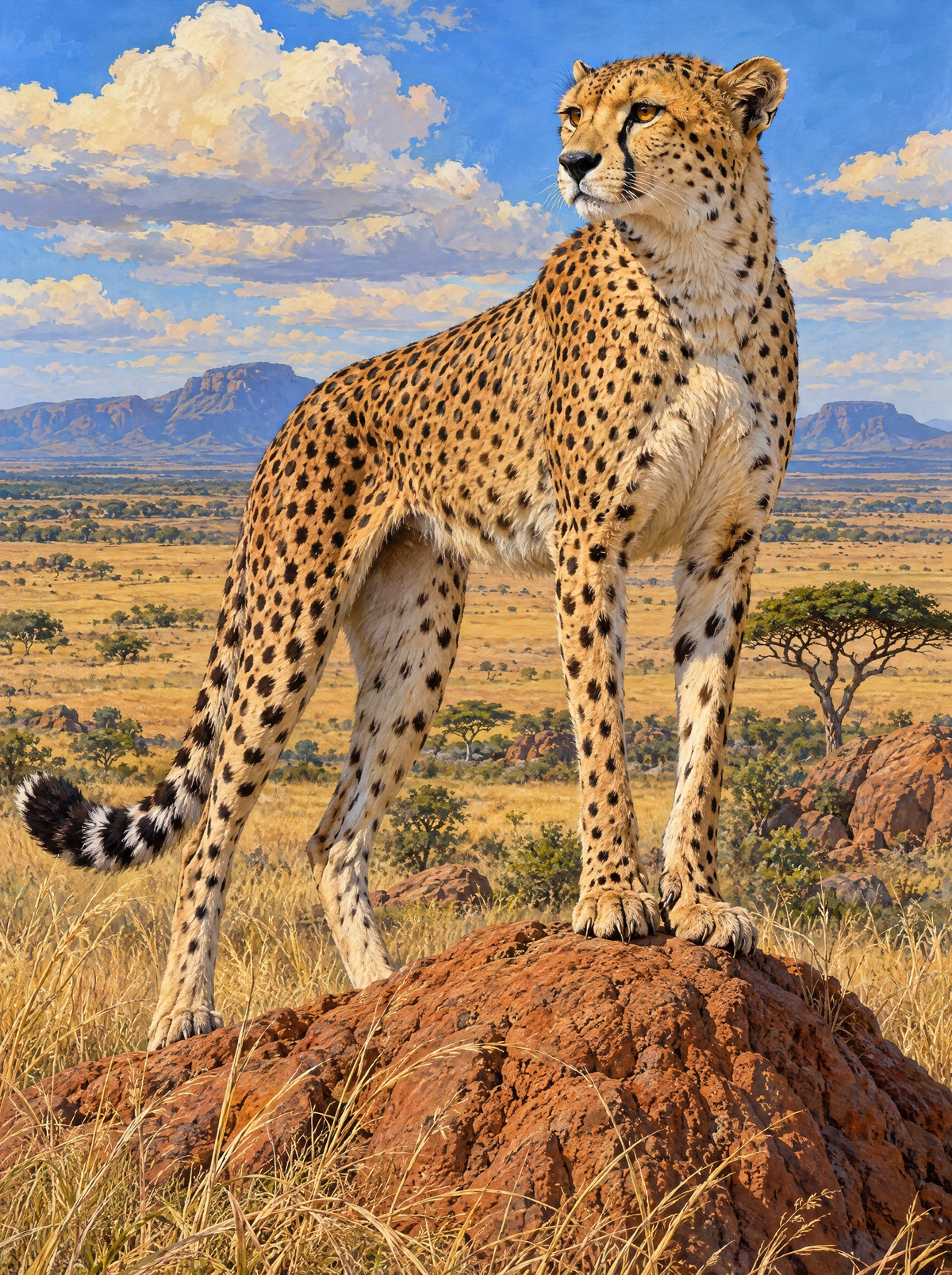 Cheetah On The Lookout