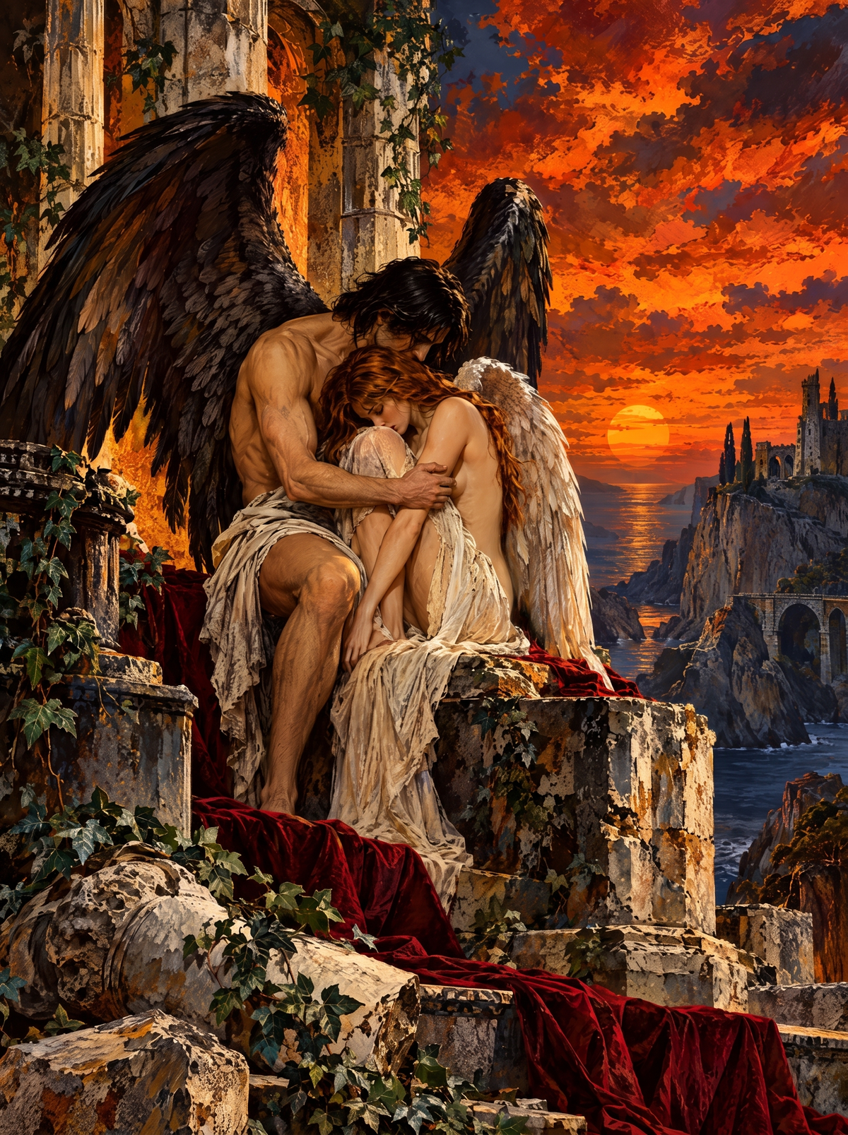 Fallen Angels At Sunset