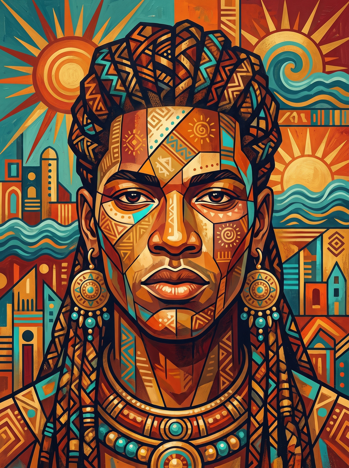 Geometric Braids And Twin Suns