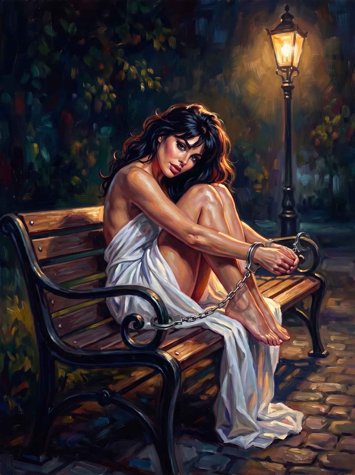 Handcuffed Under The Streetlamp