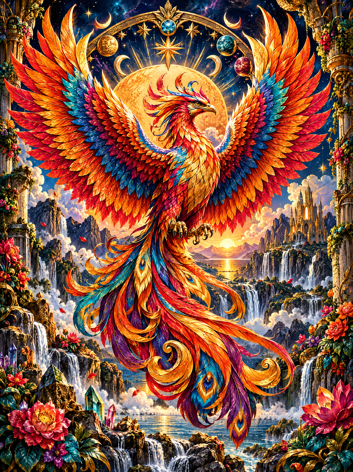 Phoenix Before The Blazing Sun