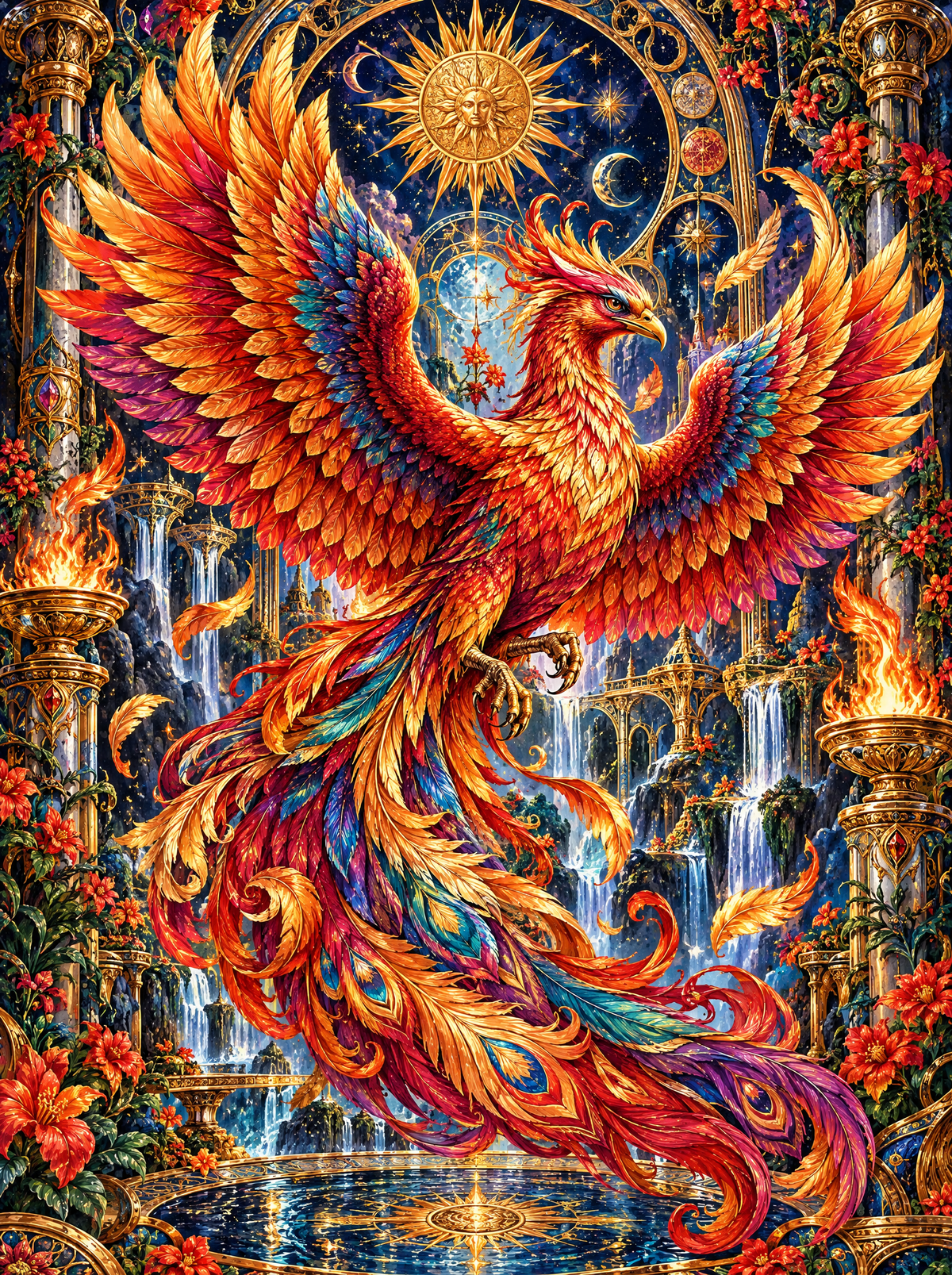 Phoenix In The Torchlit Palace