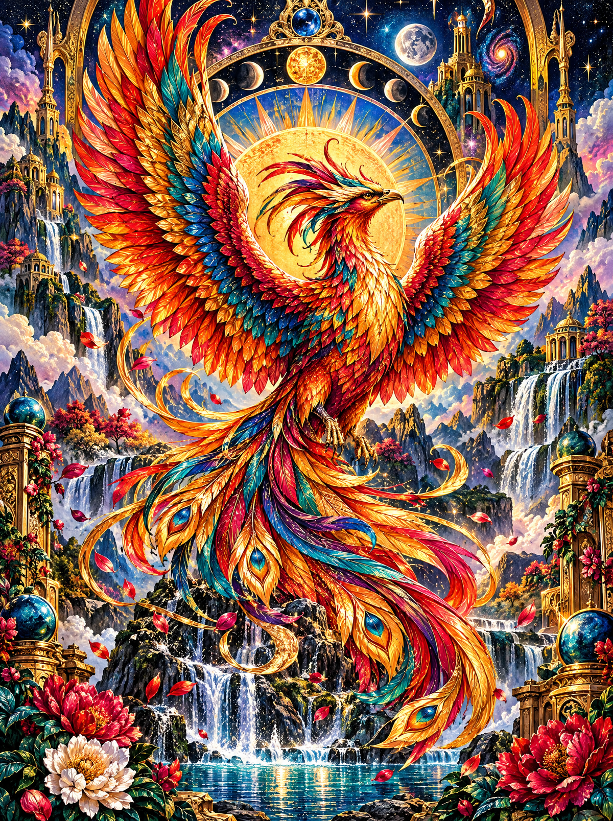 Phoenix Over The Golden Falls