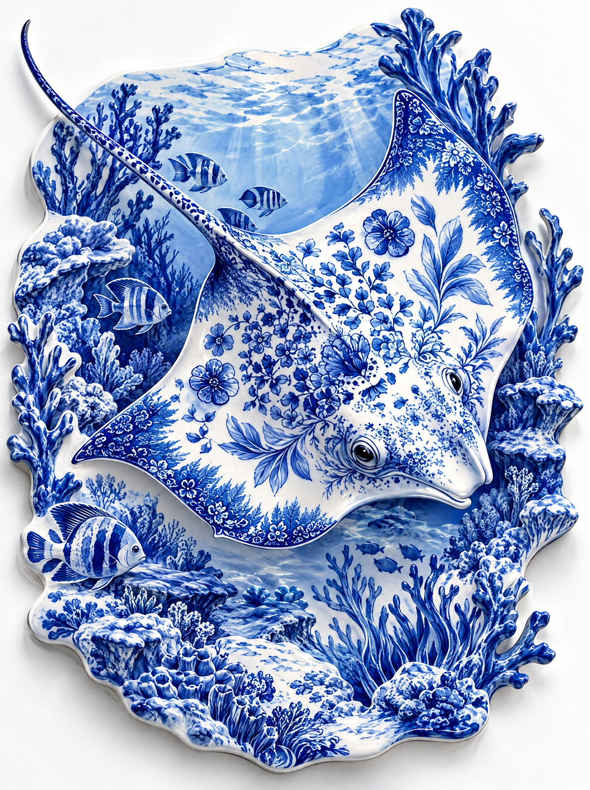 Porcelain Blue Stingray