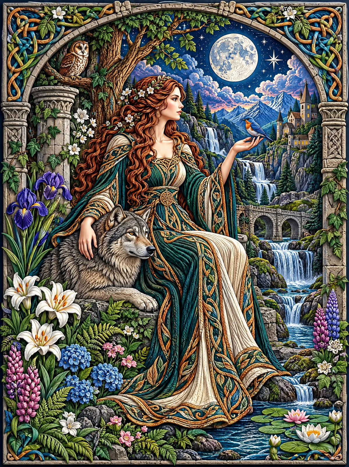 Robin, Wolf And The Emerald Gown