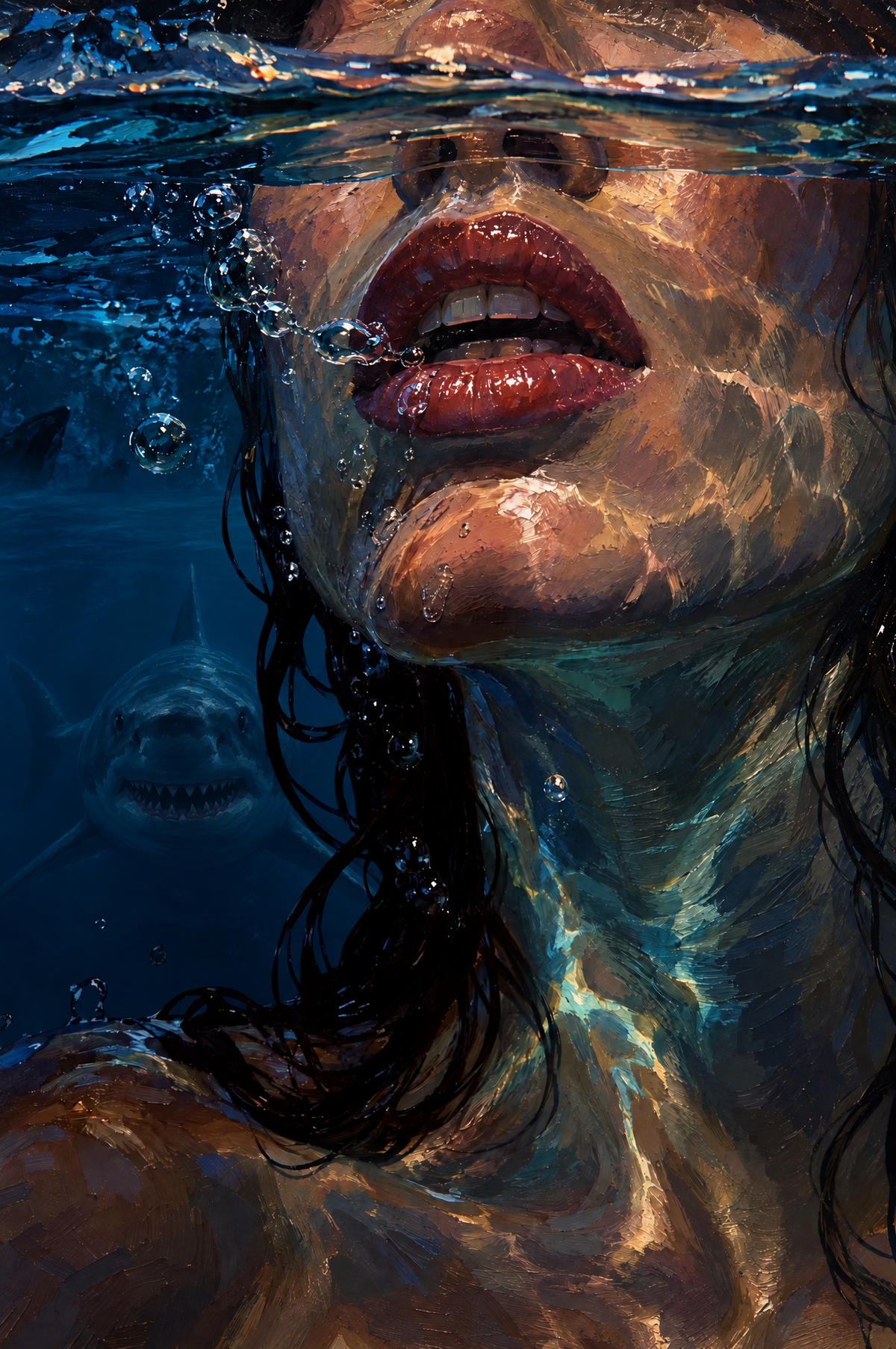 Something Circling Below The Surface