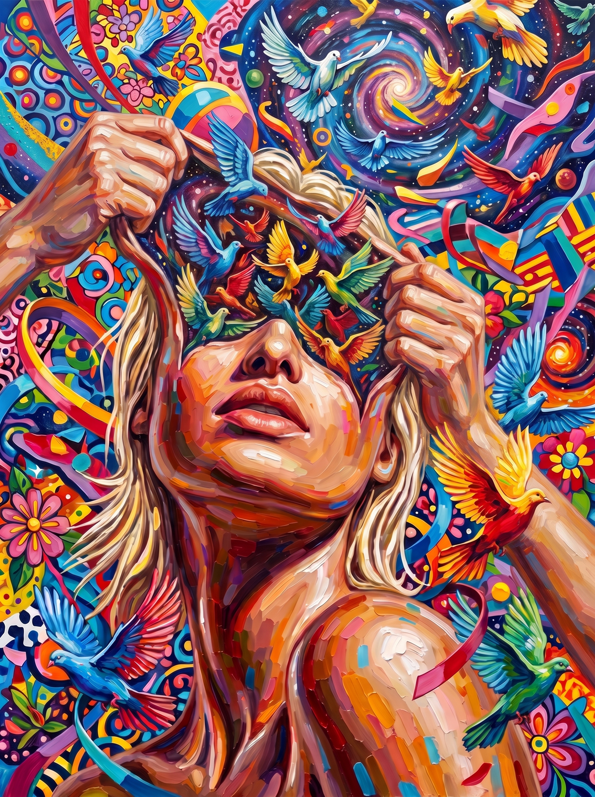 Songbirds Pouring From Her Mind