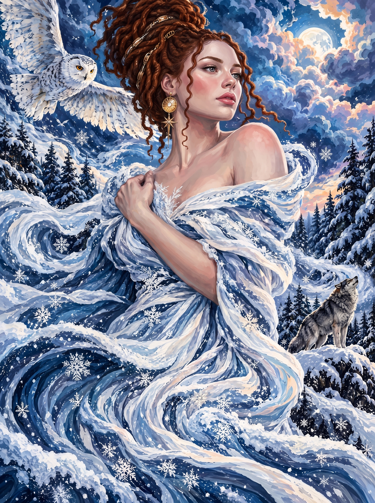 Wrapped In The Winter Blizzard