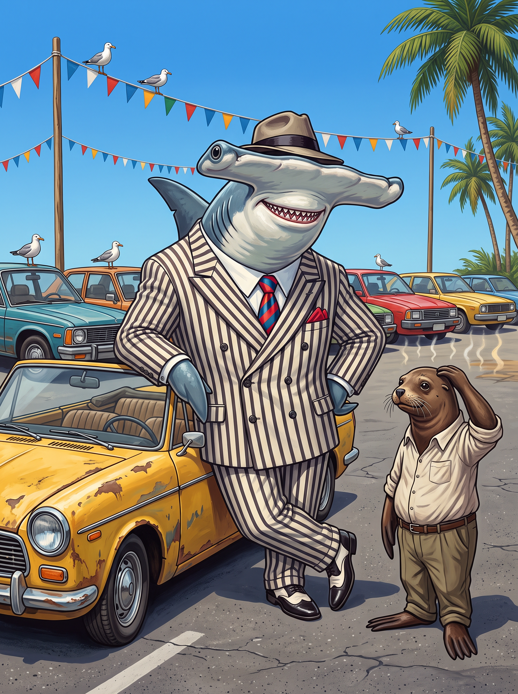 Shark Car Salesman