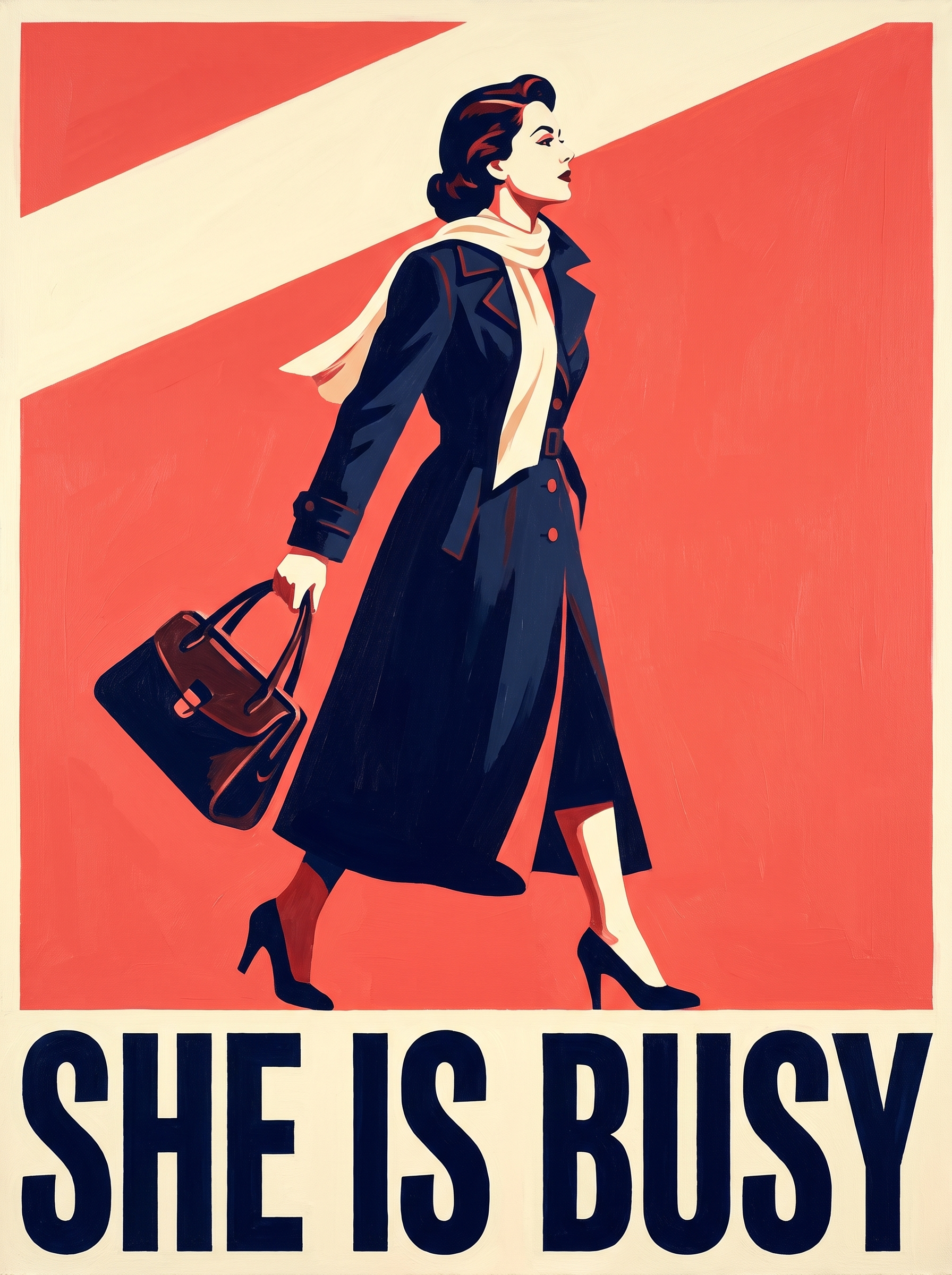 She Is Busy