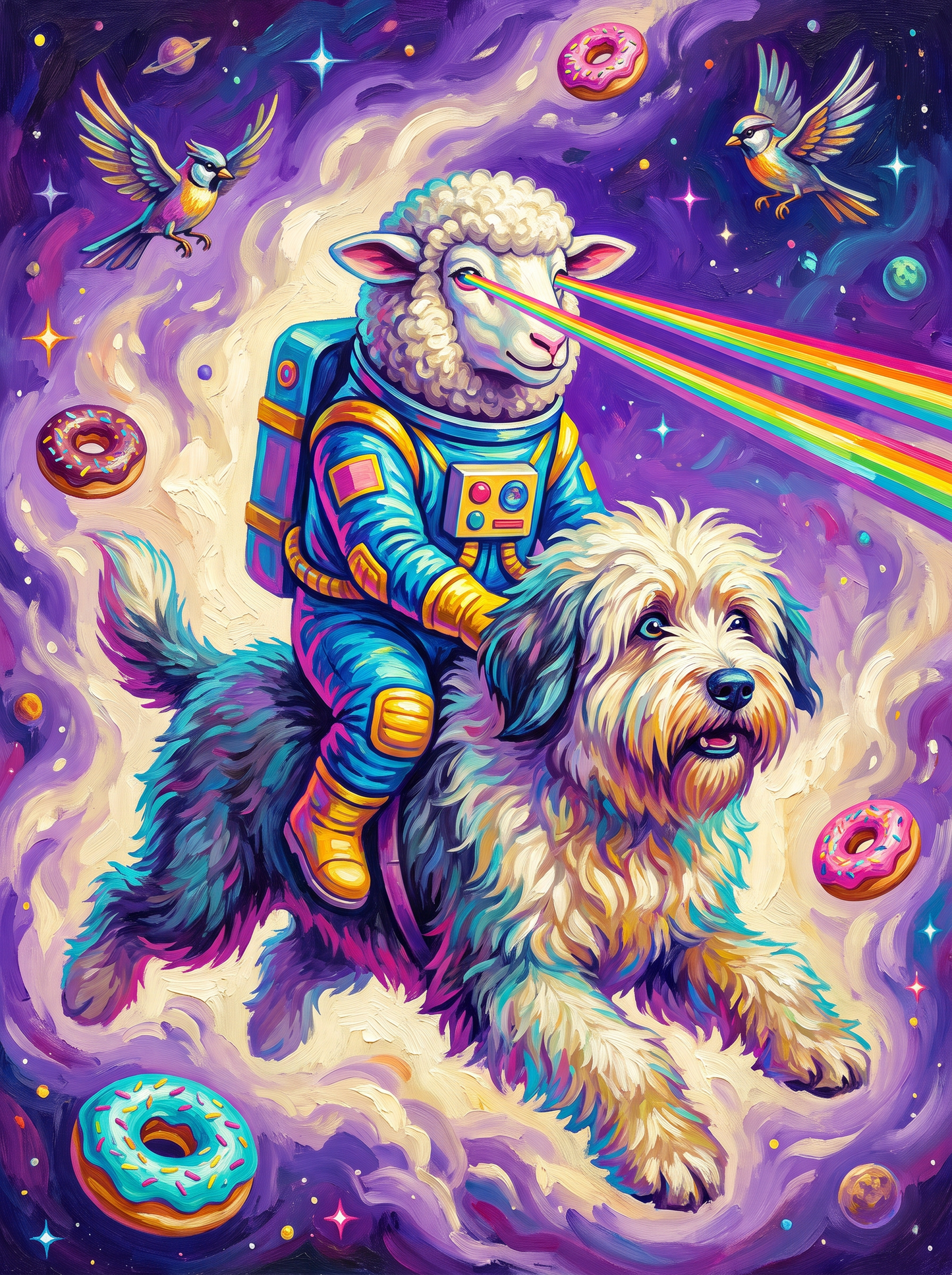 Sheep Rides the Dog