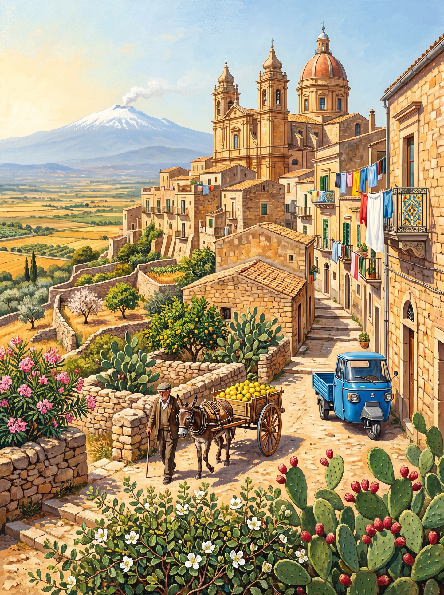 Sicilian Hill Town