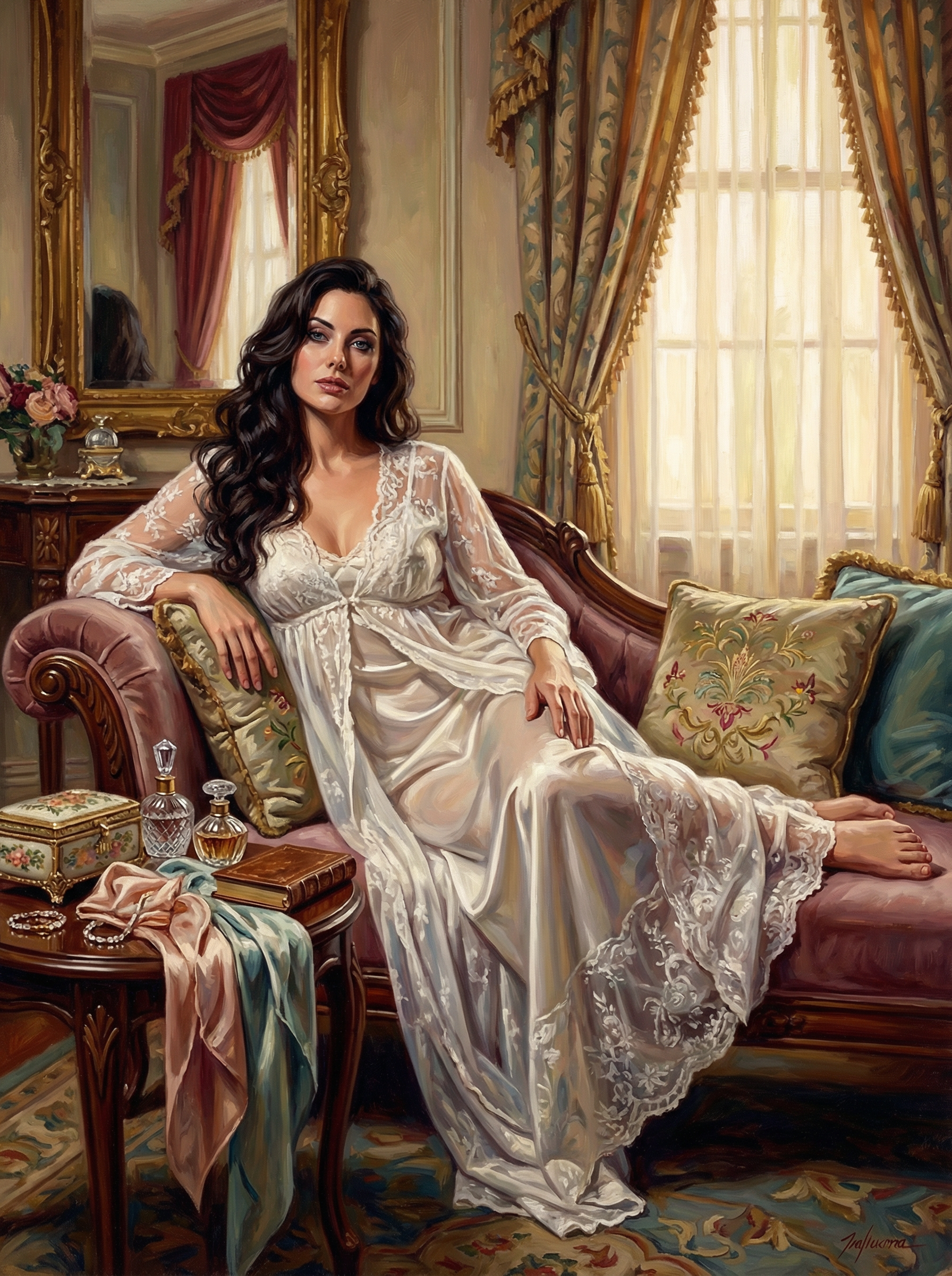 Silk Robe Serenity (100 Color Diamond Painting) Diamond Painting kit