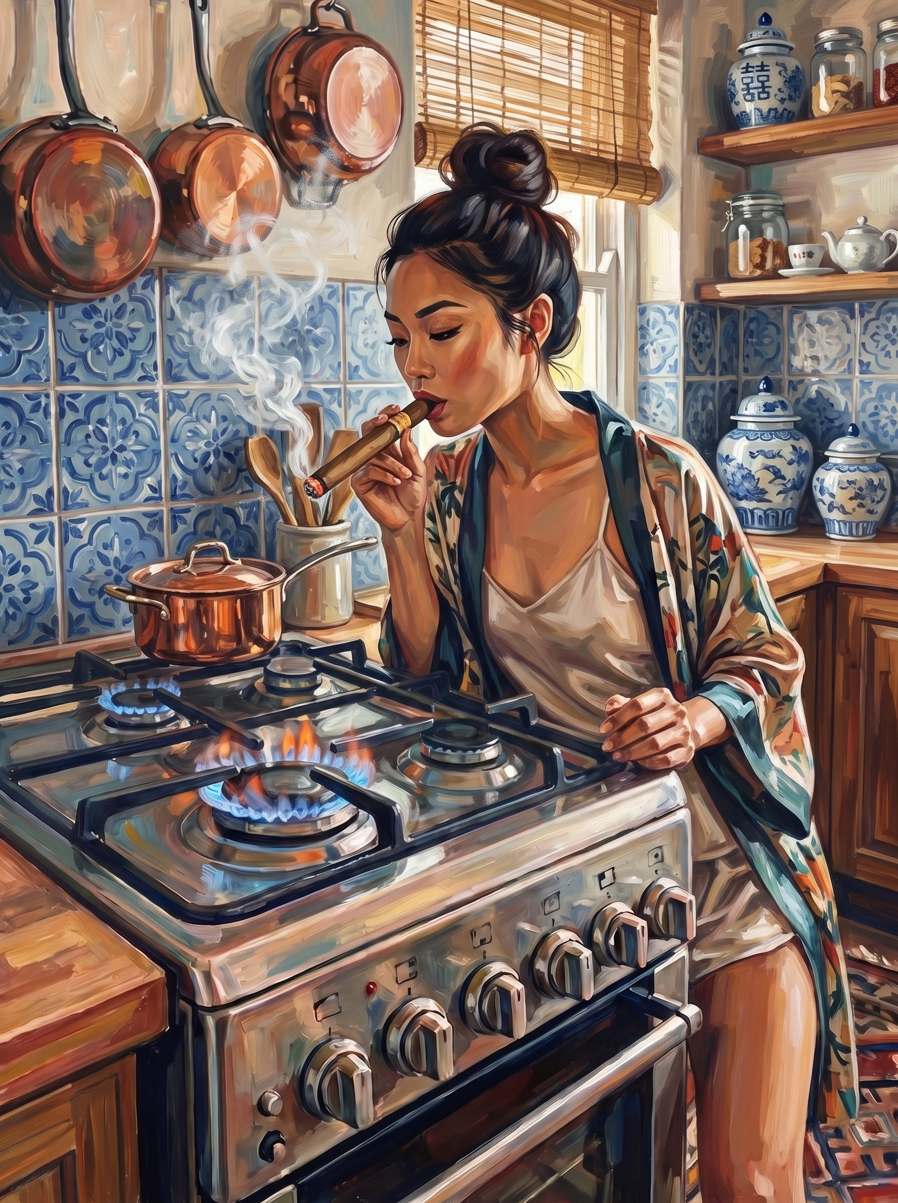 Silk Robe Simmer