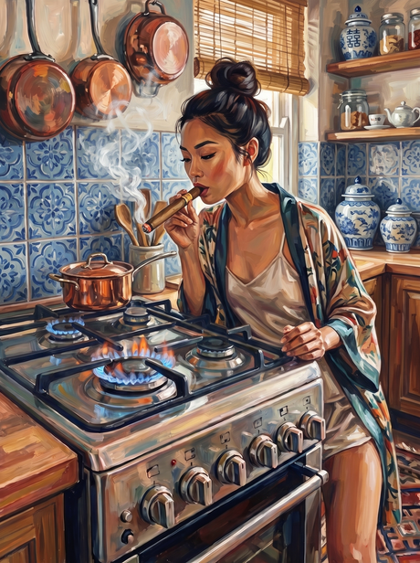 Silk Robe Simmer