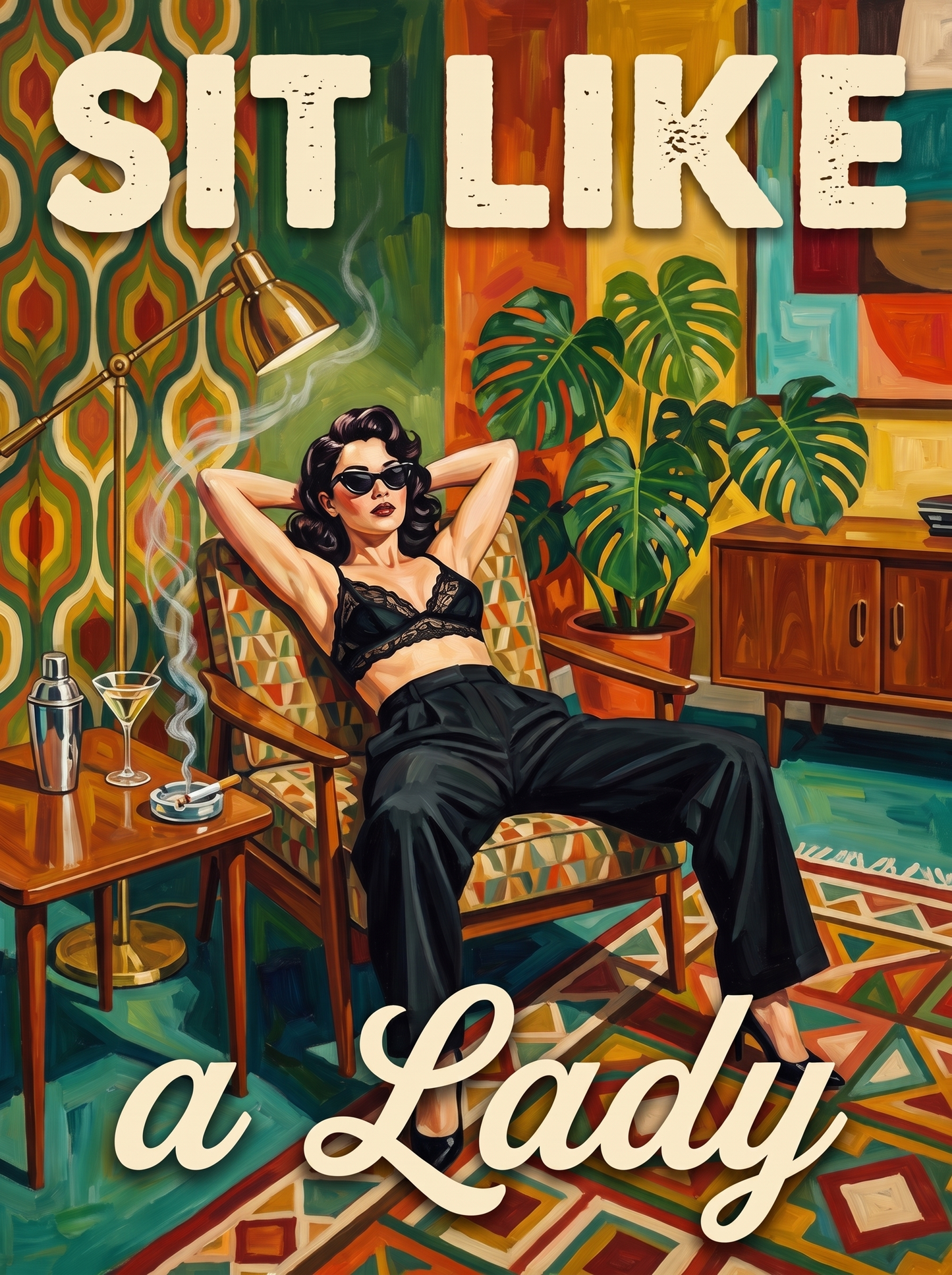 Sit Like A Lady, The Patterned Room