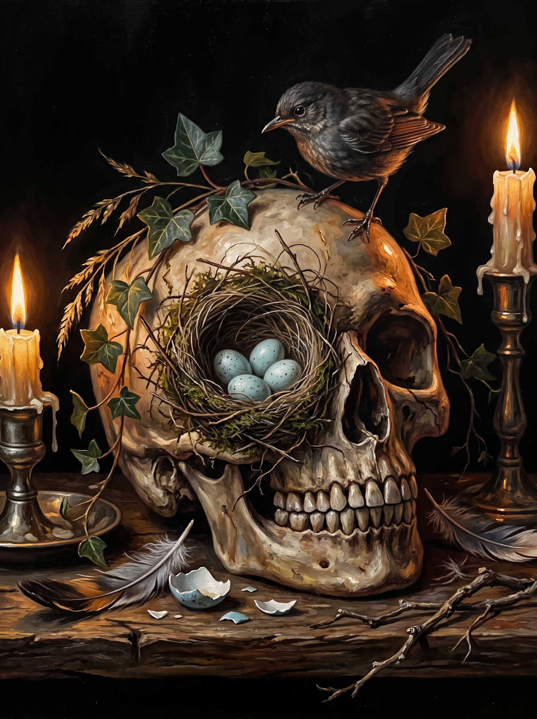 Skull and Nest