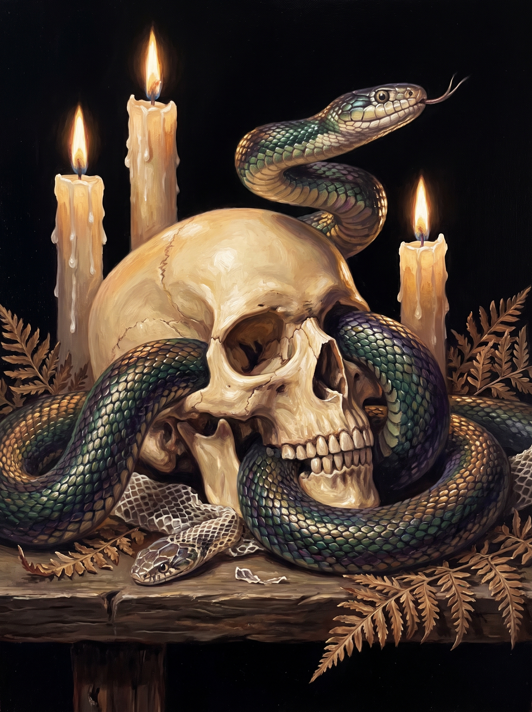 Skull and Serpent