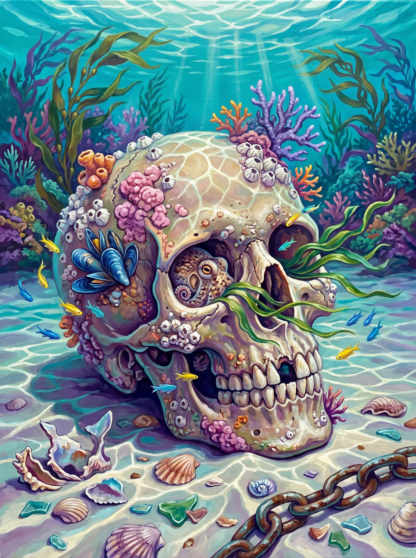 Skull on the Seabed