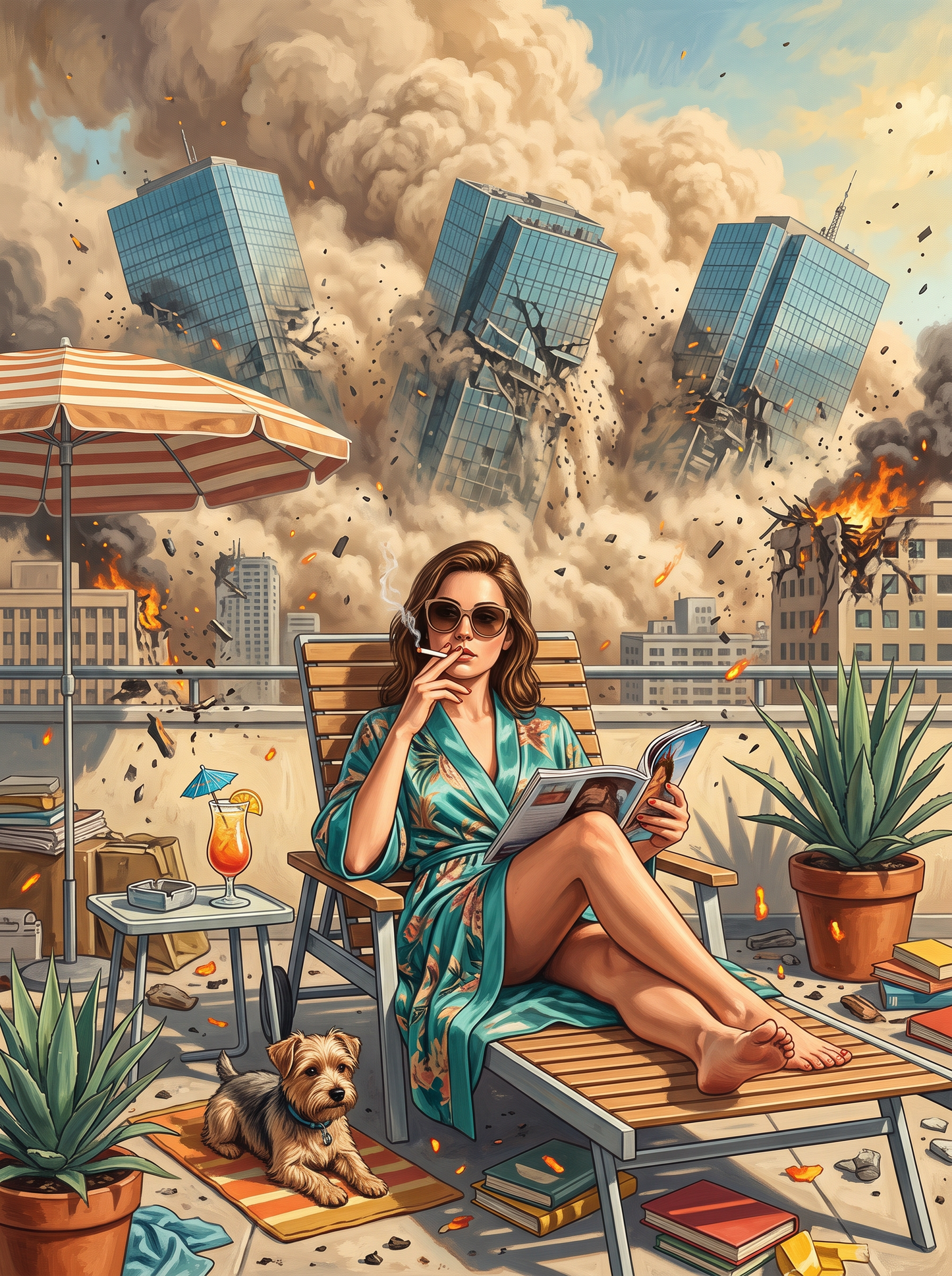 Skyline Meltdown Rooftop