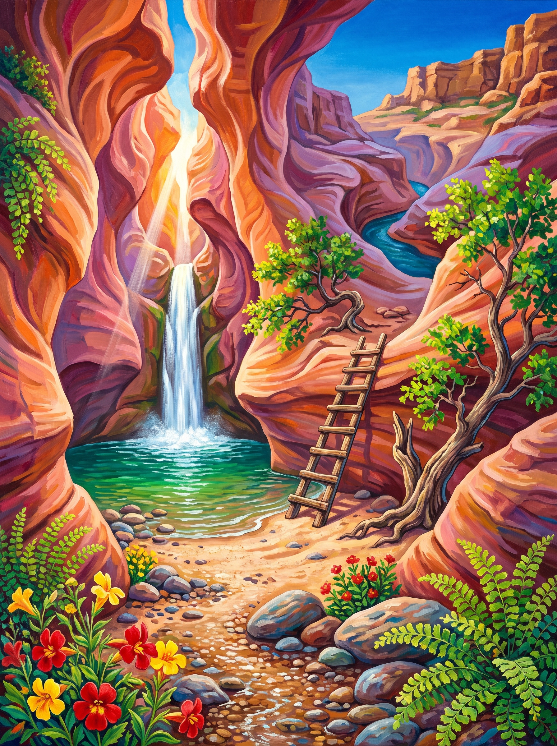 Slot Canyon Falls