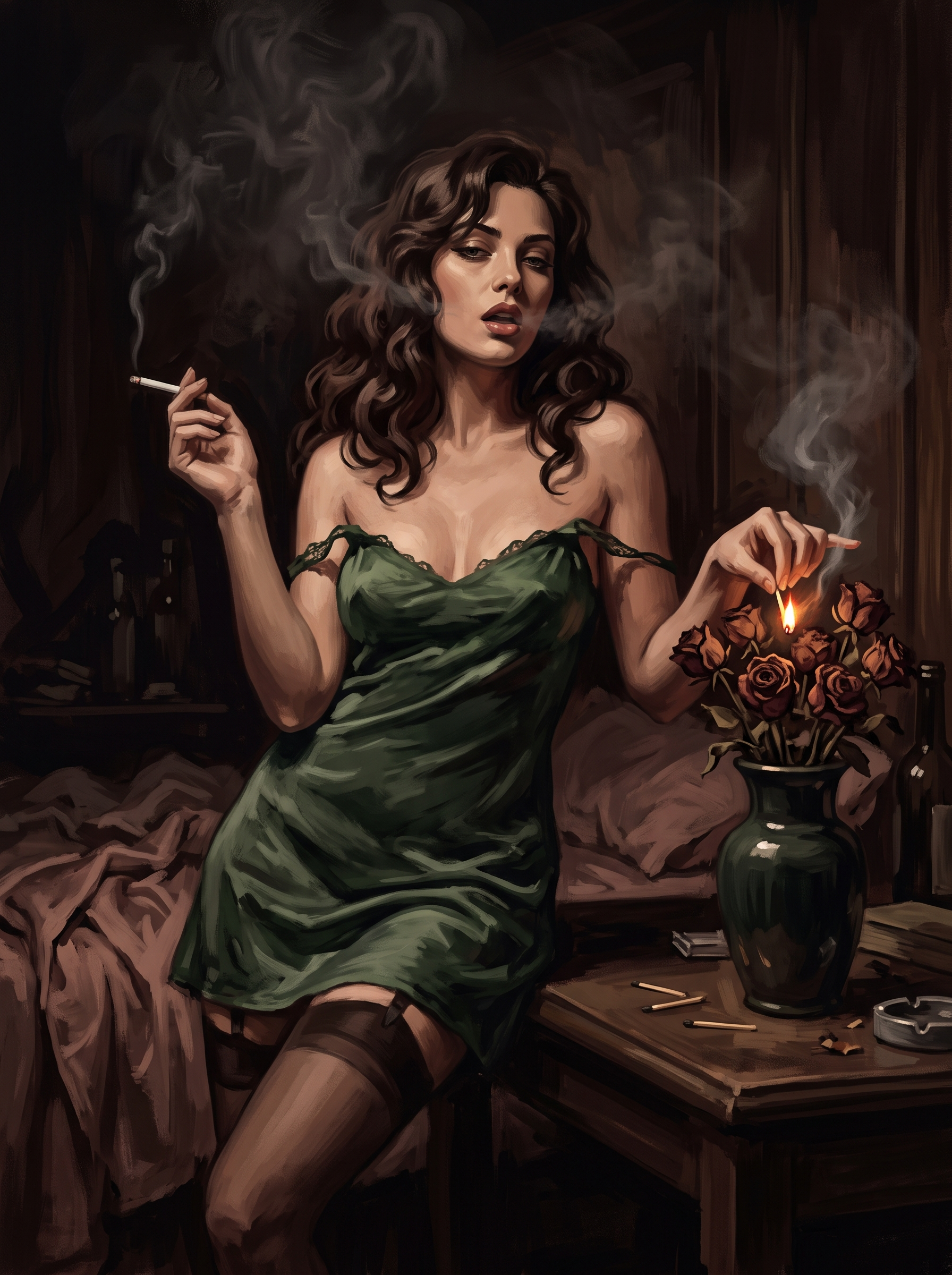 Smoke Over Dead Roses