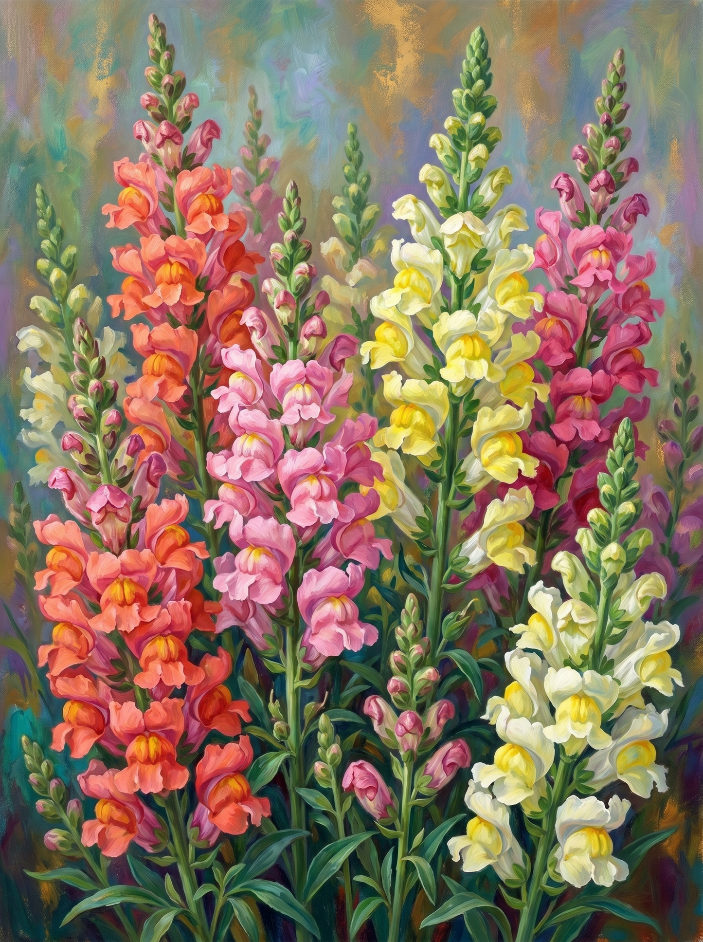 Snapdragon Spikes Bright (Diamond Painting)