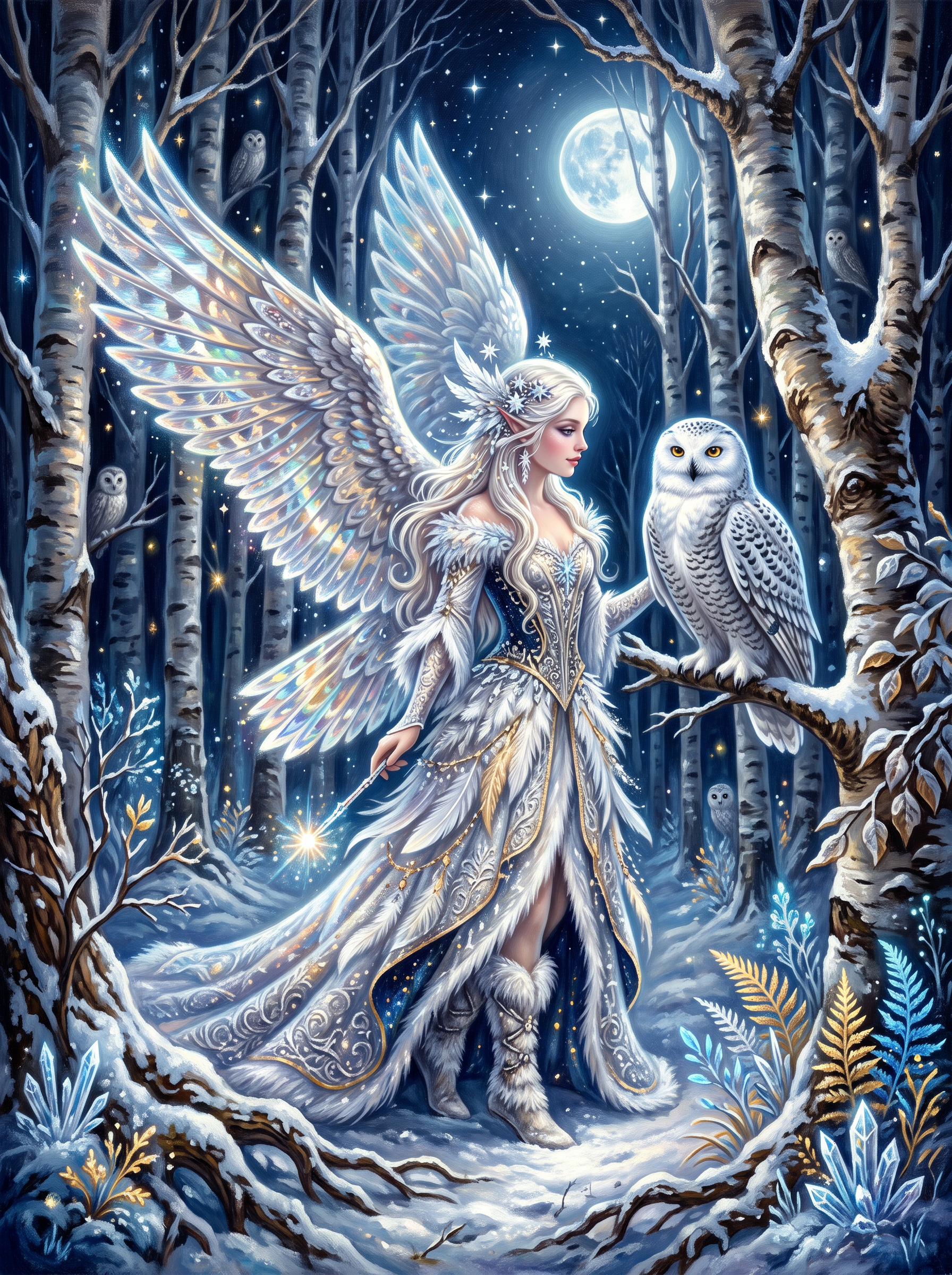 Snow Owl Fairy II