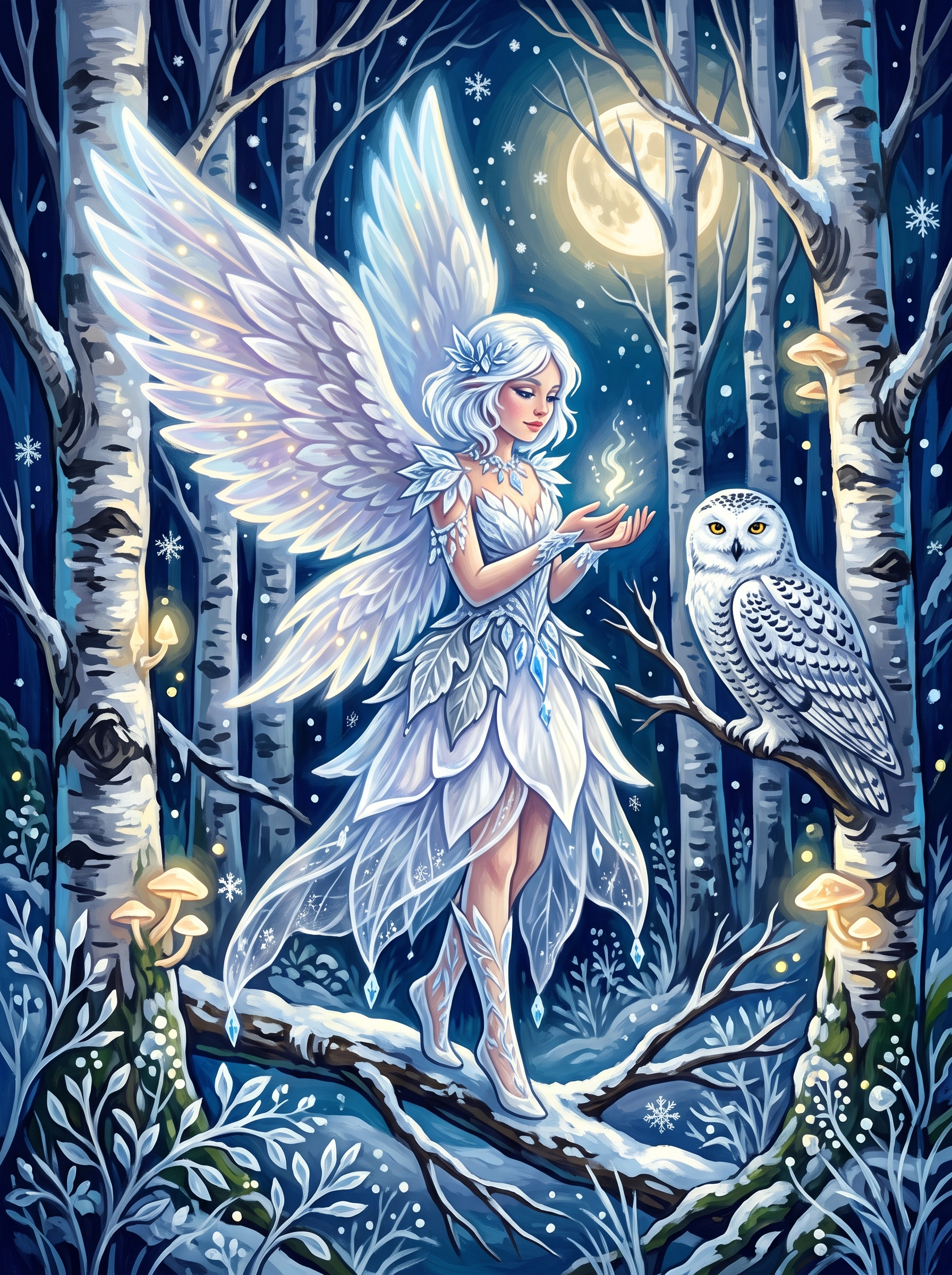 Snow Owl Fairy