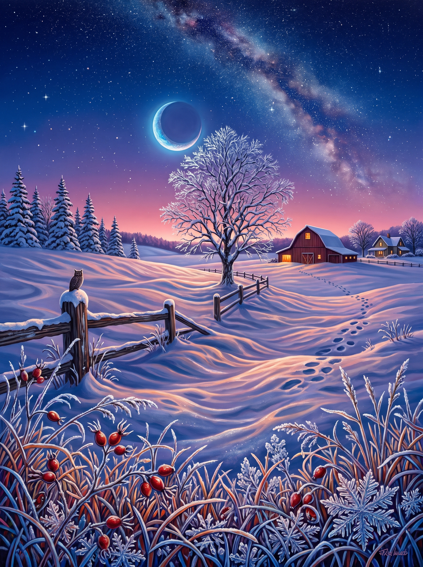 Snowdrifts Lone Tree Stars