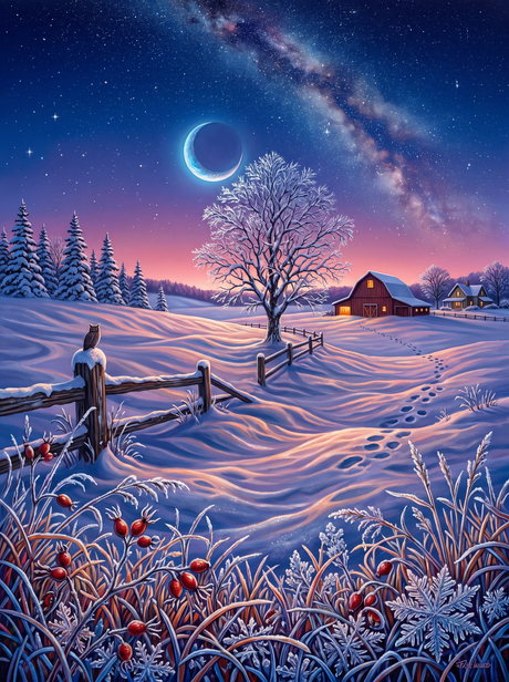 Snowdrifts Lone Tree Stars