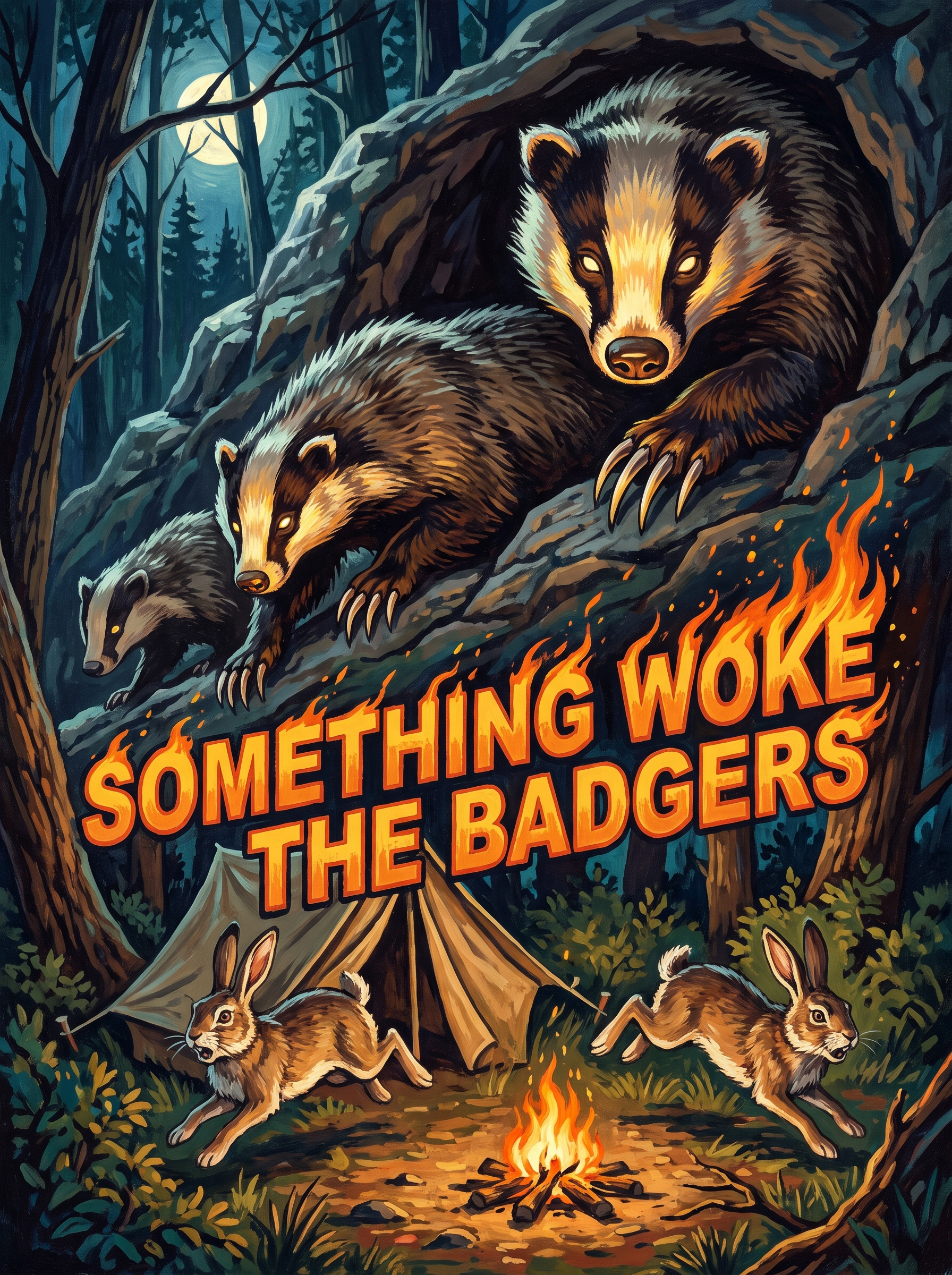 Something Woke the Badgers