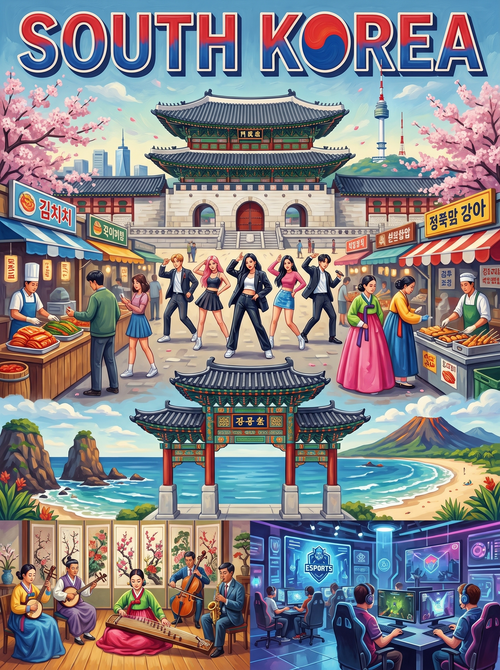 South Korea Land of Morning Calm