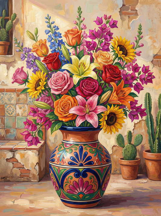 Southwestern Desert Blooms (Diamond Painting) Diamond Painting kit