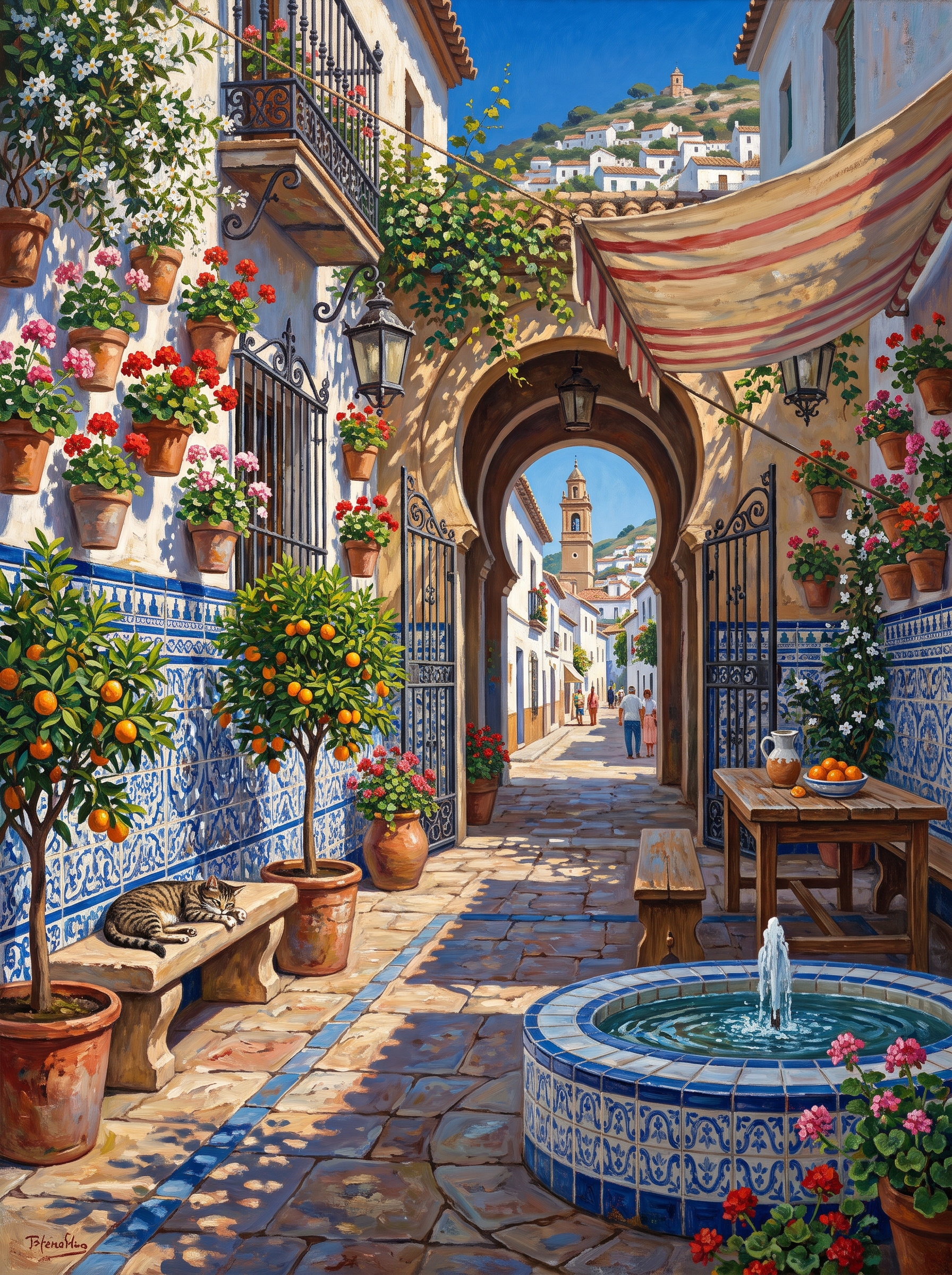Spanish Courtyard