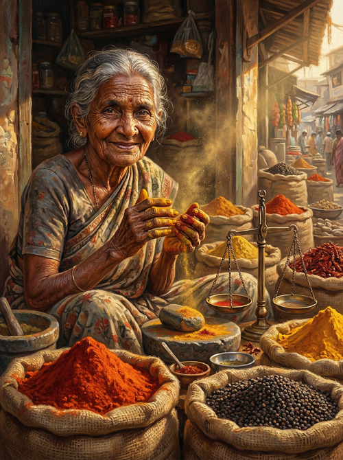 Spice Market Colors (Diamond Painting) Diamond Painting kit