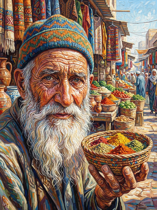 Spice Market Elder (100 Color Diamond Painting) Diamond Painting kit