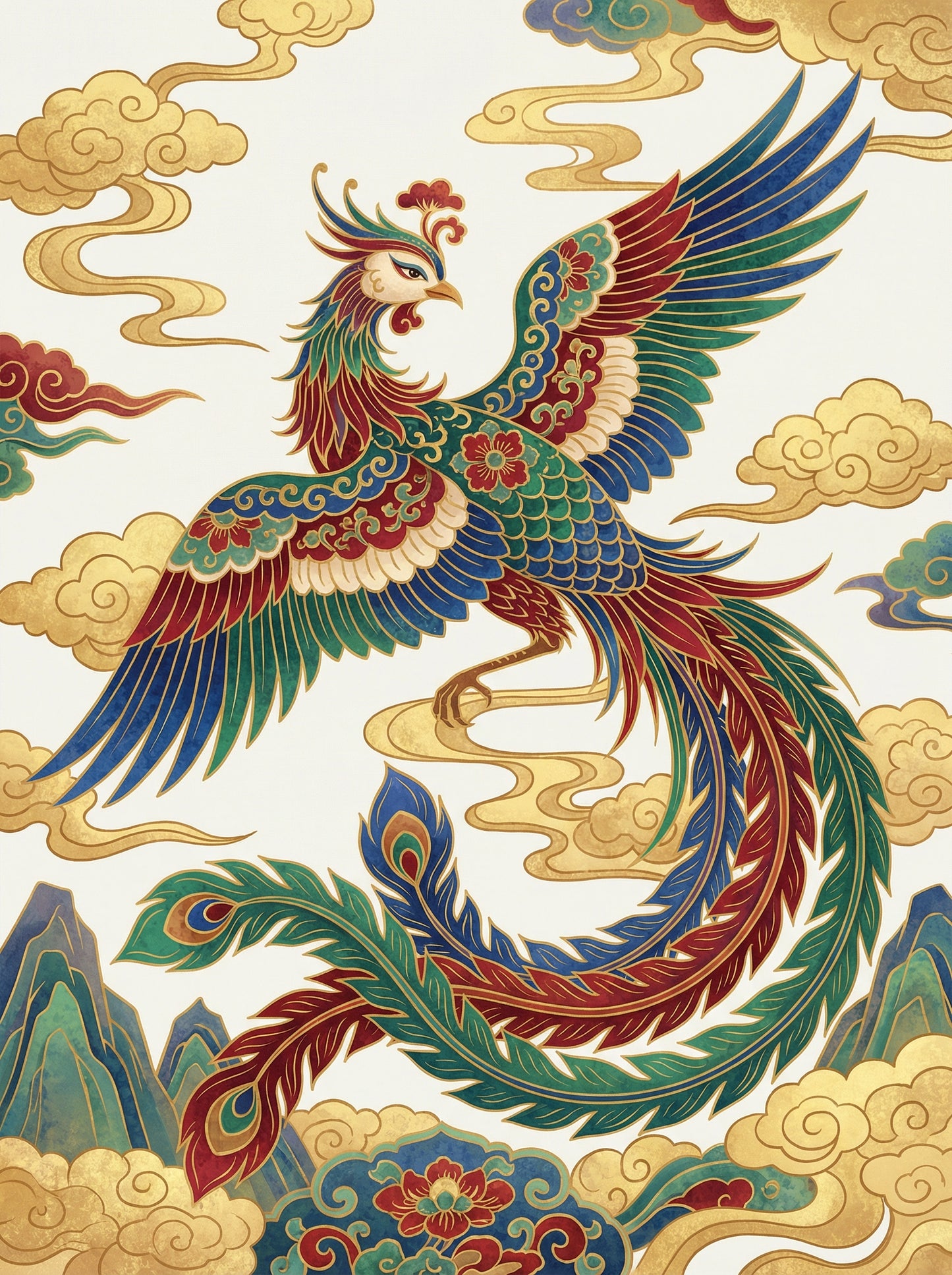 Celestial Phoenix Flight (Diamond Painting) Diamond Painting kit