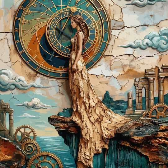 Steampunk Clock Woman