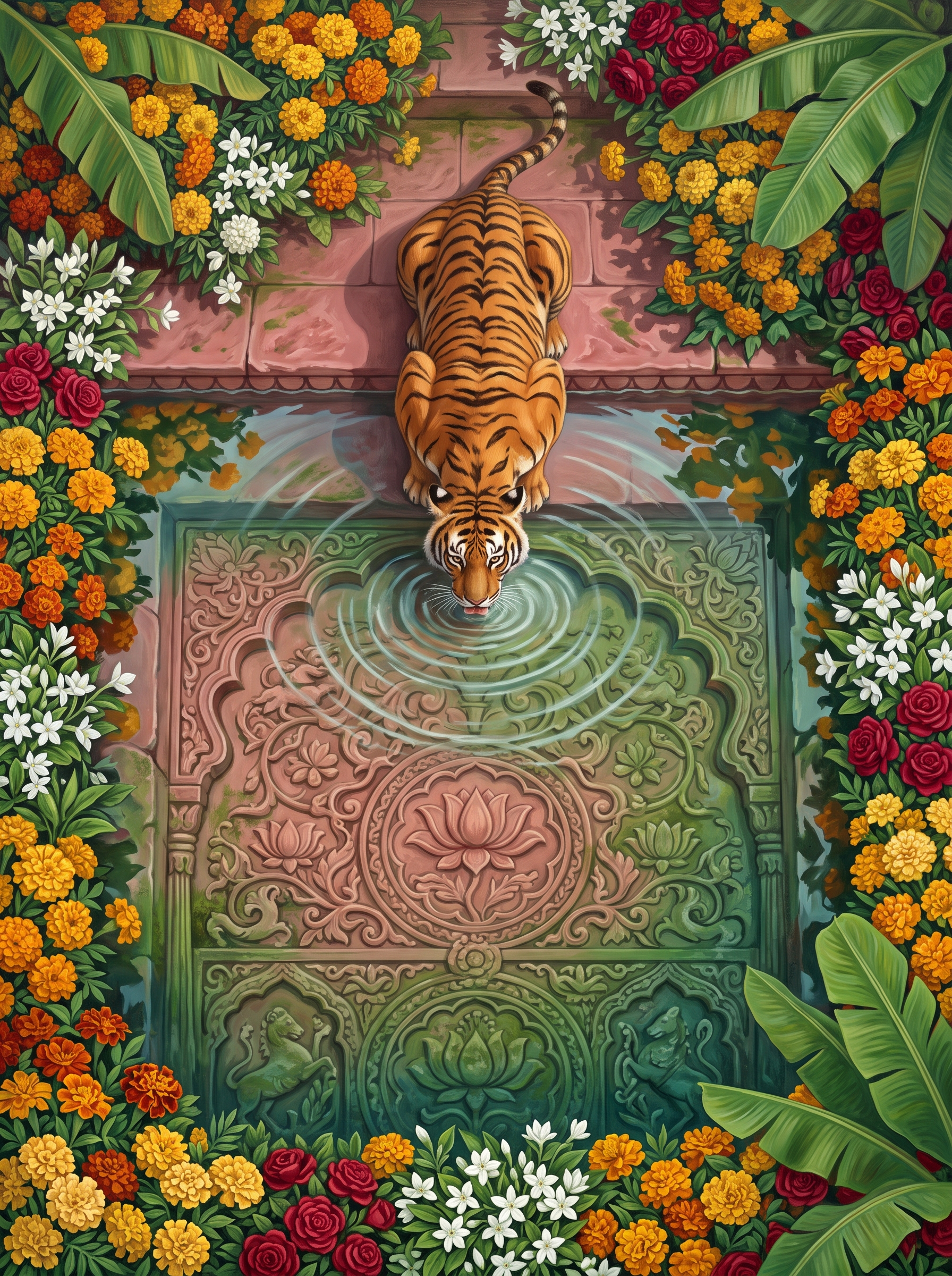 Stepwell Tiger