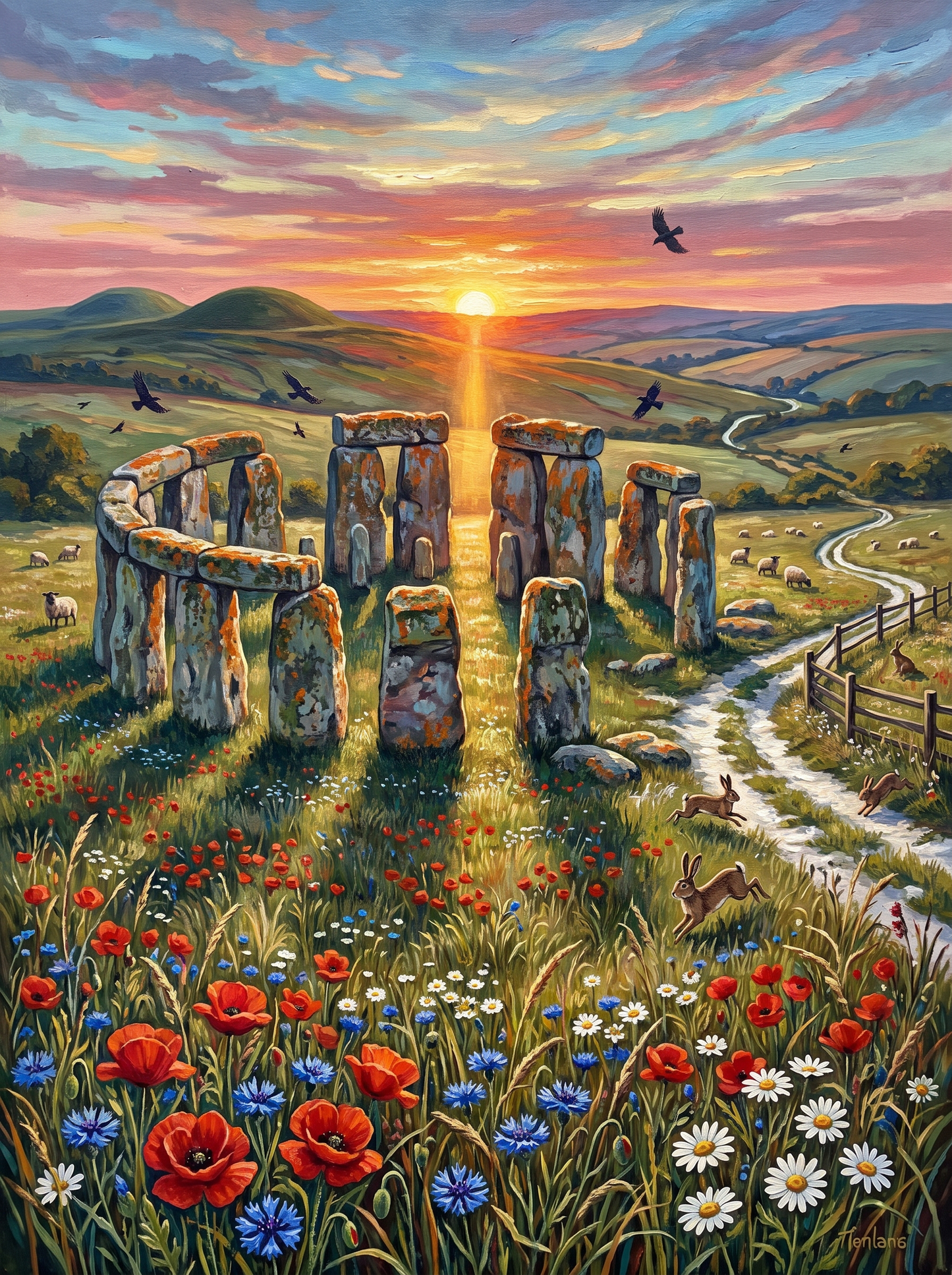 Stone Circle Sunrise