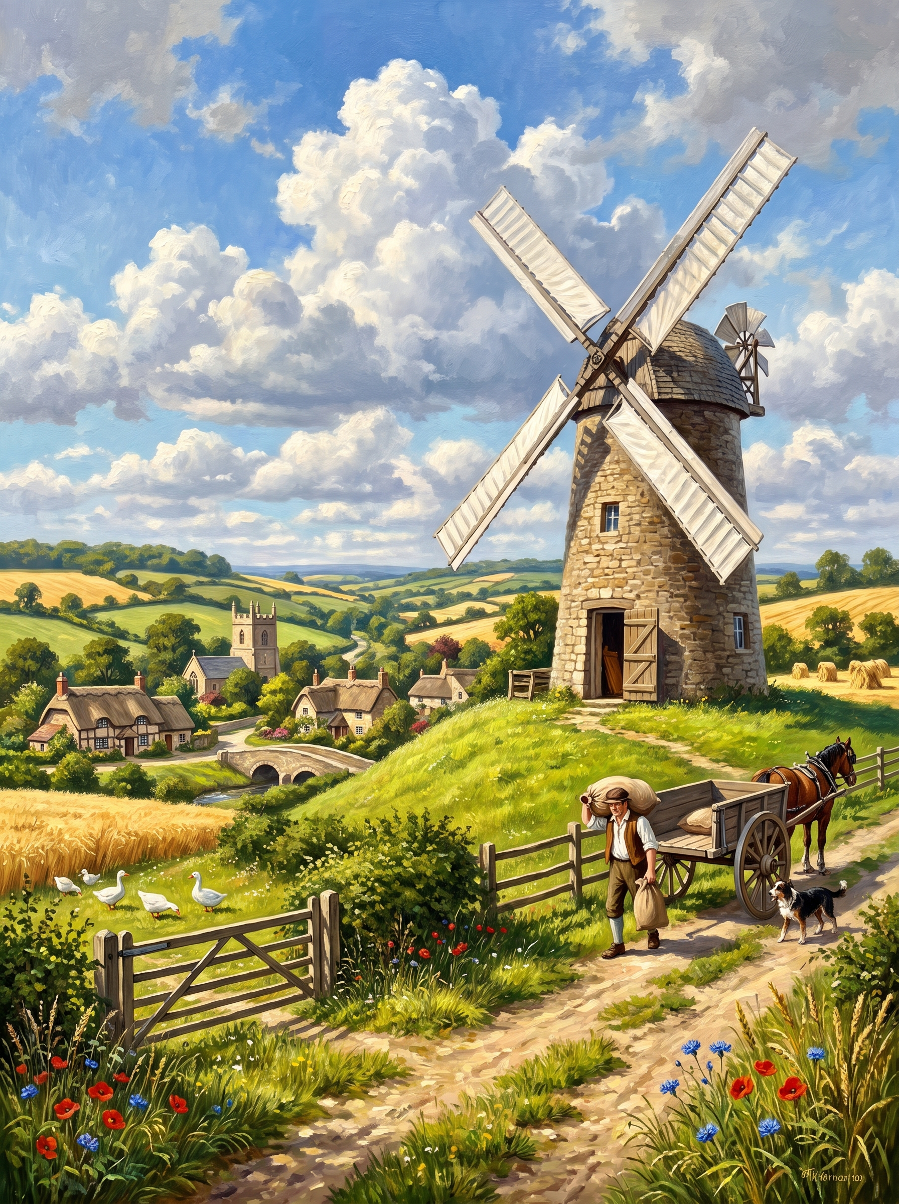 Stone Windmill