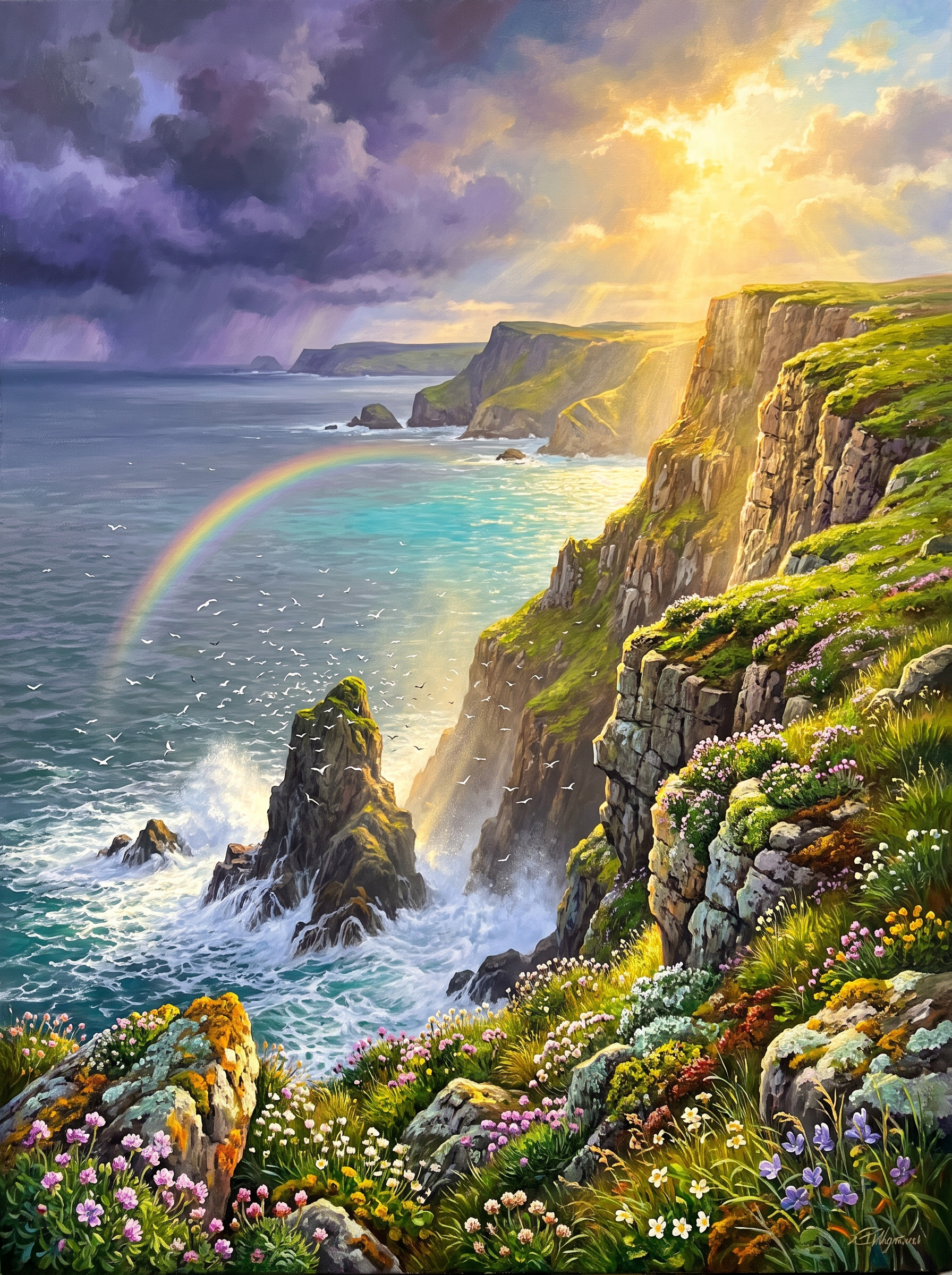 Storm Clearing Cliffs