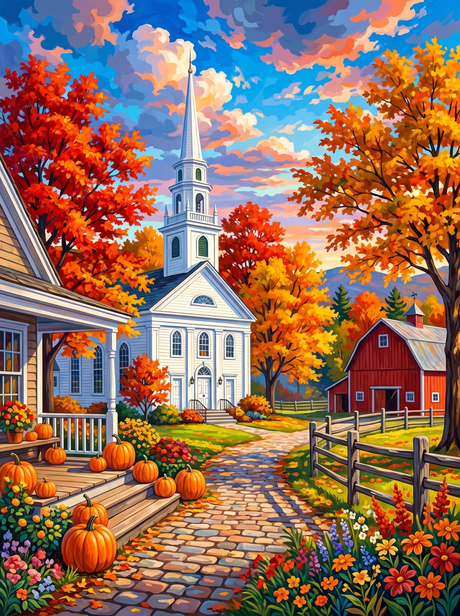 Autumn in Stowe, Vermont
