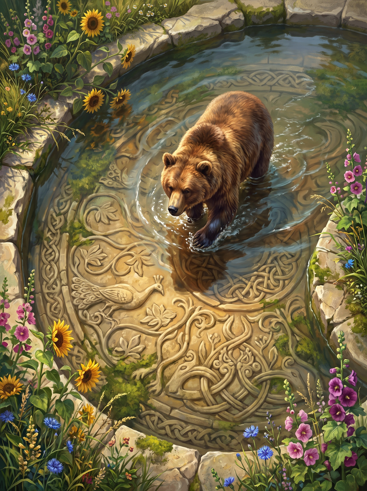 Sunflower Monastery Bear
