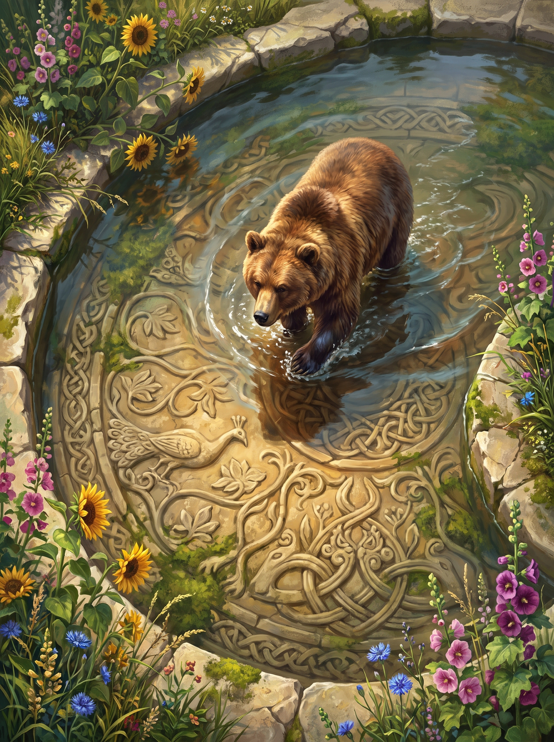 Sunflower Monastery Bear