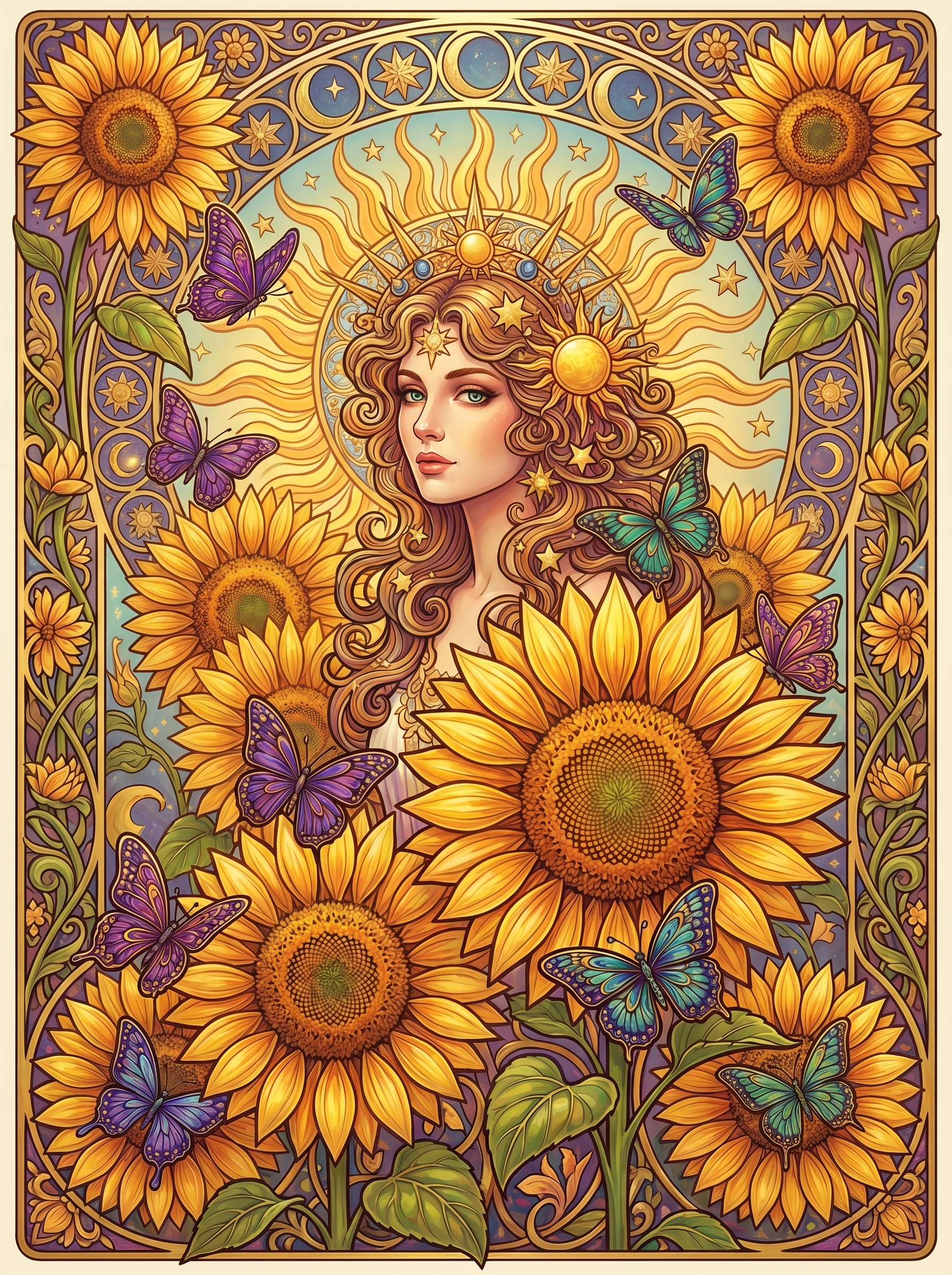 Sunflower Radiant Maiden (80 Colors)